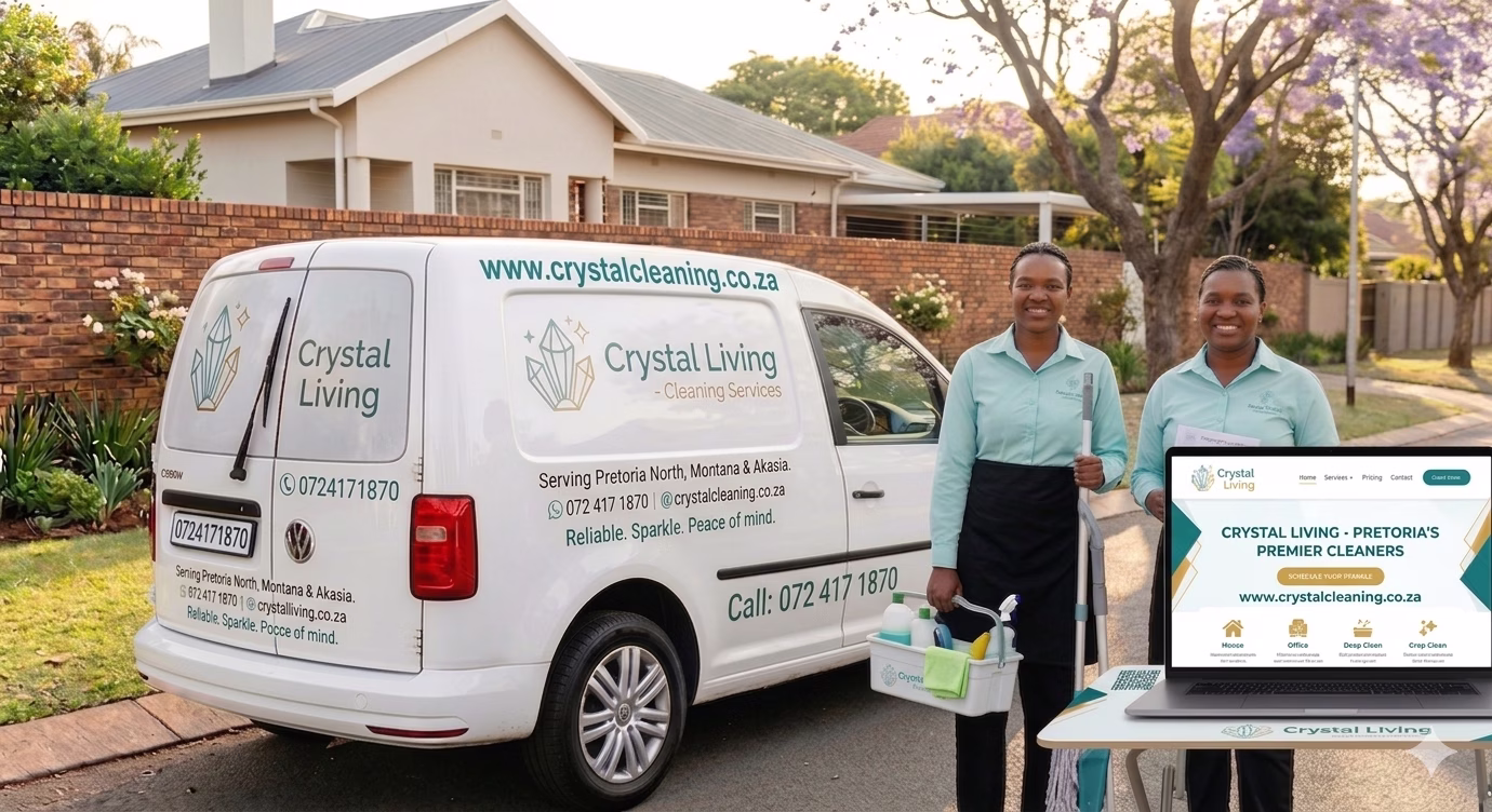Crystal cleaning team Pretoria central, Pretoria north and Pretoria east.